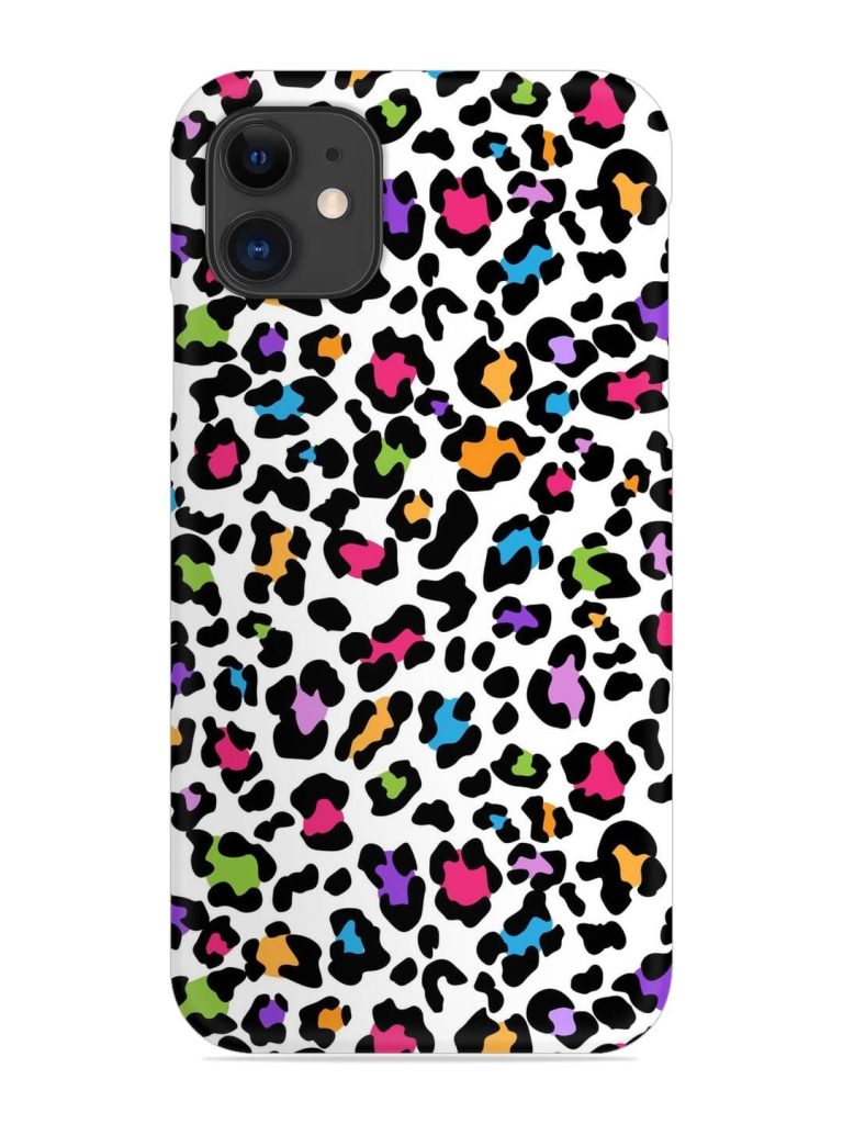 Seamless Leopard Pattern Snap Case for Apple Iphone 11