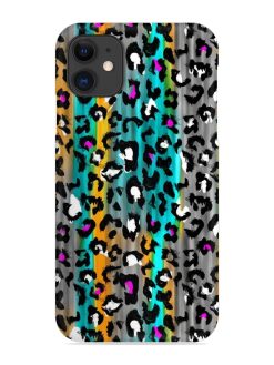 Mix Animal Skin Snap Case for Apple Iphone 11