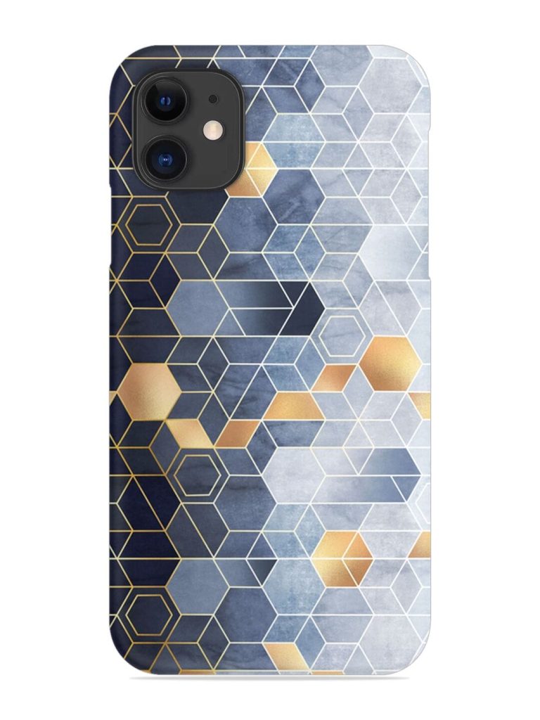 Geometric Abstraction Hexagons Snap Case for Apple Iphone 11