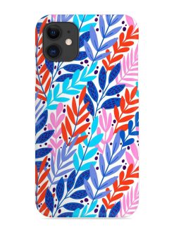 Bright Floral Tropical Snap Case for Apple Iphone 11