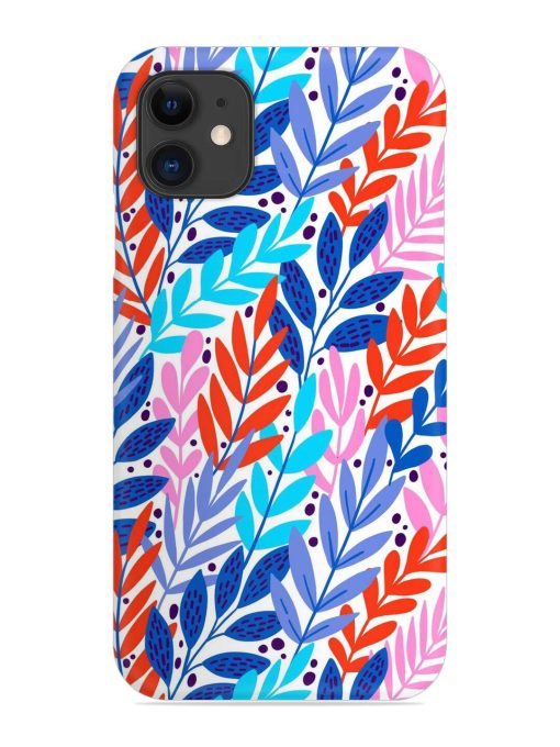 Bright Floral Tropical Snap Case for Apple Iphone 11 Edge Zapvi