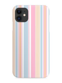 Stripe Seamless Pattern Snap Case for Apple Iphone 11