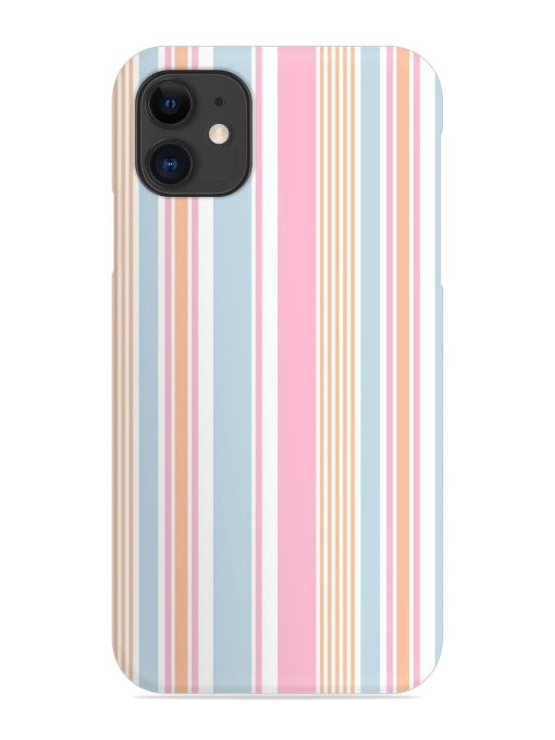 Stripe Seamless Pattern Snap Case for Apple Iphone 11 Edge Zapvi