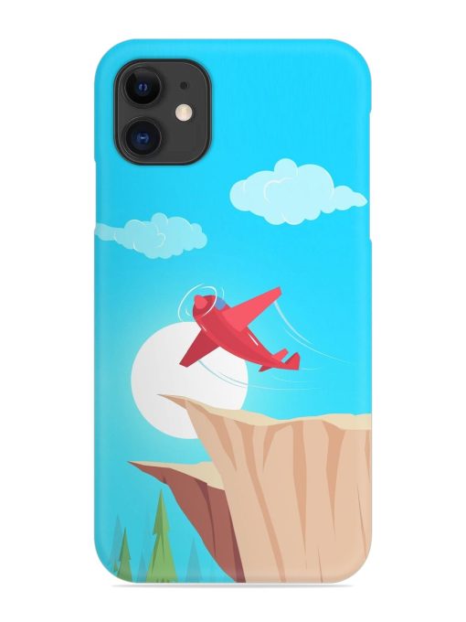 Small Planes In Flight Snap Case for Apple Iphone 11 Edge Zapvi