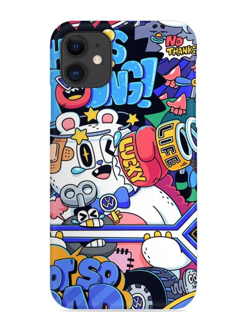 Universal Doodle Snap Case for Apple Iphone 11 Edge Zapvi