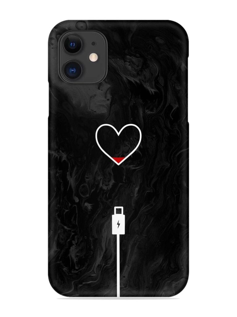 Heart Charging Vector Snap Case for Apple Iphone 11