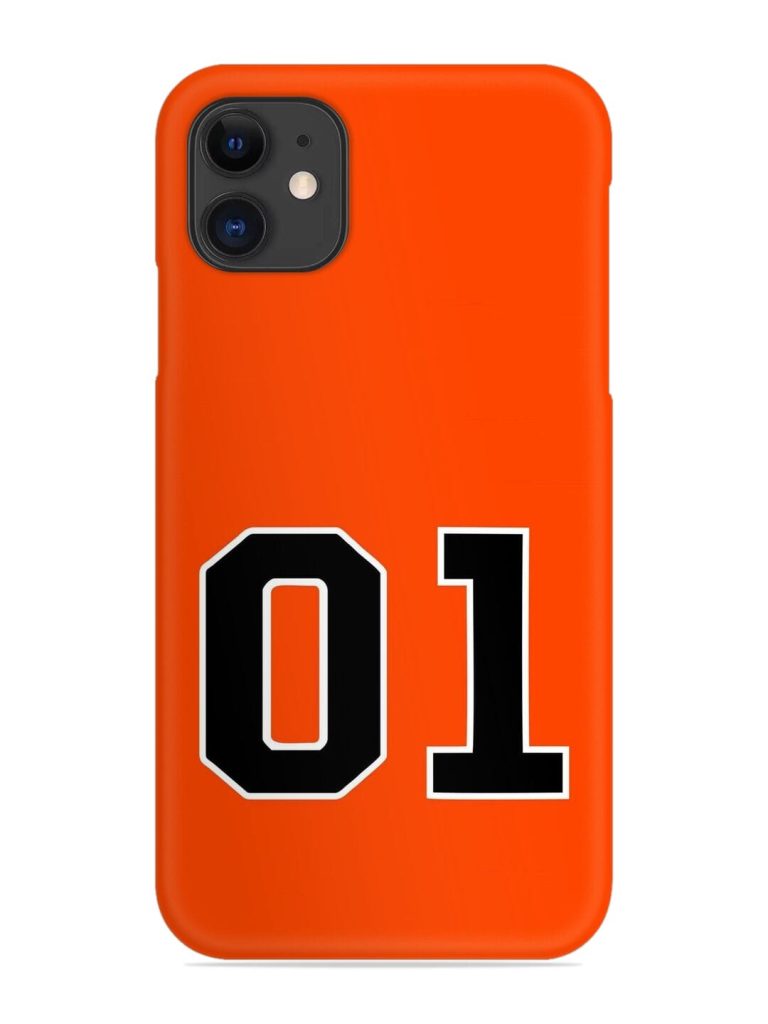 01 Number Snap Case for Apple Iphone 11