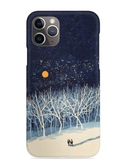 Full Moon Snowshoe Tour Snap Case for Apple Iphone 11 Pro