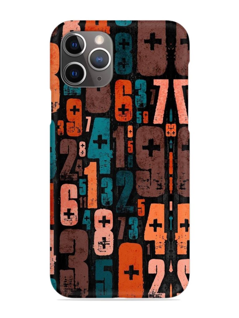 0 To 9 Art Snap Case for Apple Iphone 11 Pro