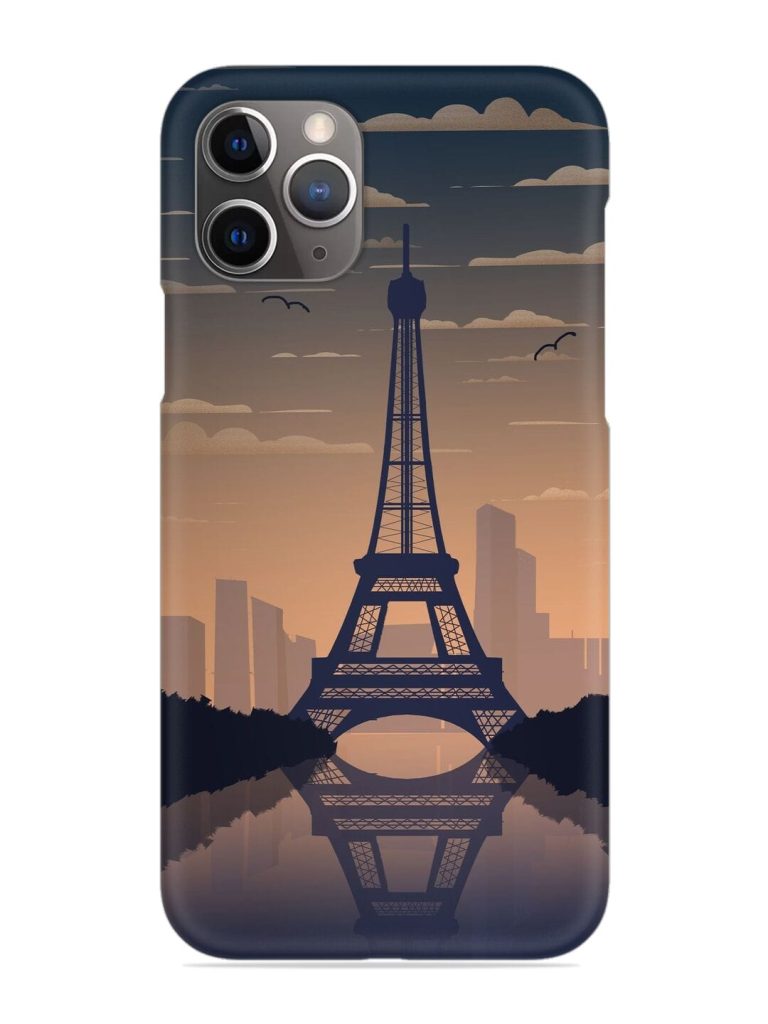 France Paris Eiffel Tower Gradient Snap Case for Apple Iphone 11 Pro