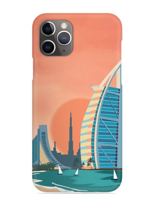 Dubai Architectural Scenery Snap Case for Apple Iphone 11 Pro Edge Zapvi