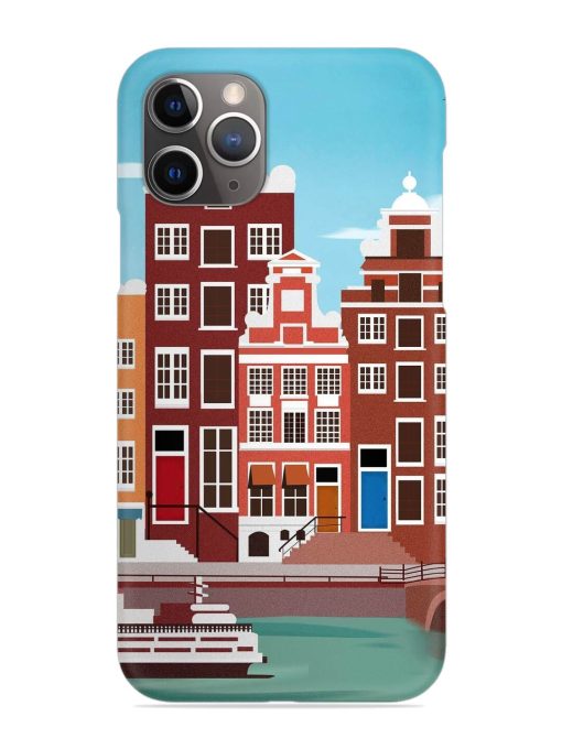 Scenery Architecture Amsterdam Landscape Snap Case for Apple Iphone 11 Pro Edge Zapvi