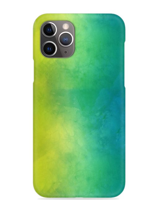 Yellow Green Gradient Snap Case for Apple Iphone 11 Pro Edge Zapvi