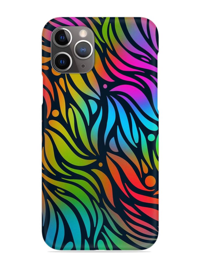 Abstract Leaf Design Snap Case for Apple Iphone 11 Pro