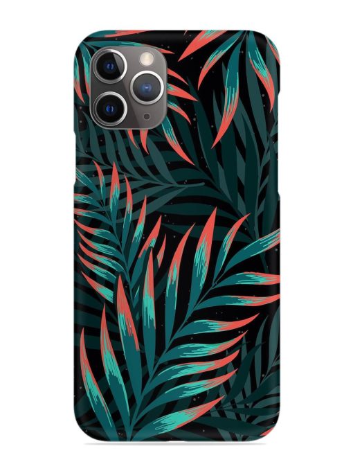 Green Leaf Art Snap Case for Apple Iphone 11 Pro Edge Zapvi