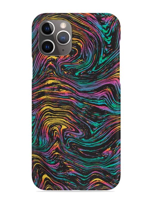 Abstract Liquid Colors Snap Case for Apple Iphone 11 Pro Edge Zapvi