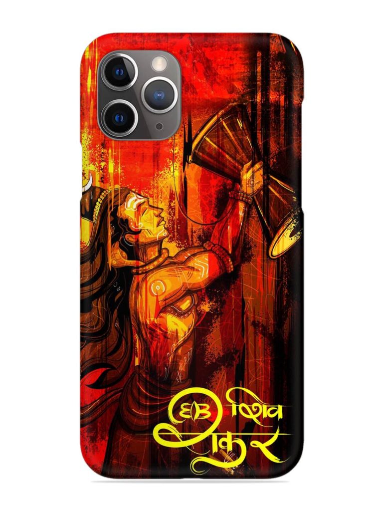 Illustration Lord Shiva Snap Case for Apple Iphone 11 Pro