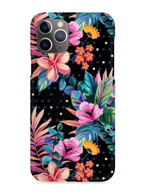 Seamless Floral Pattern Snap Case for Apple Iphone 11 Pro Edge Zapvi