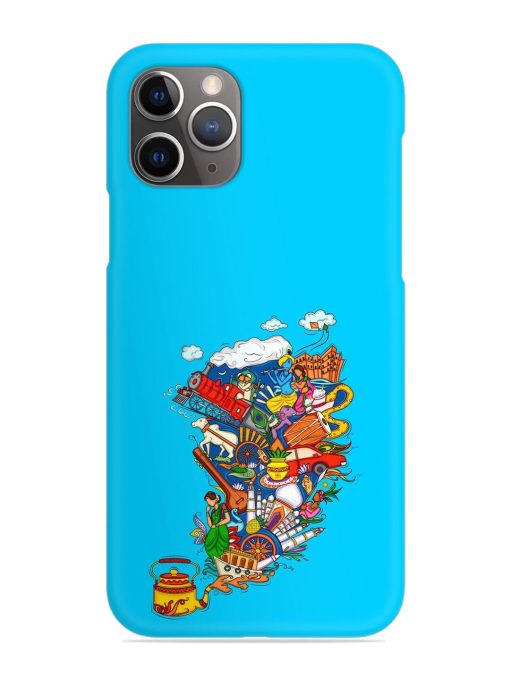 Vector Design Indian Snap Case for Apple Iphone 11 Pro Edge Zapvi