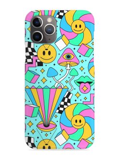 Trippy Rainbow 60S Snap Case for Apple Iphone 11 Pro