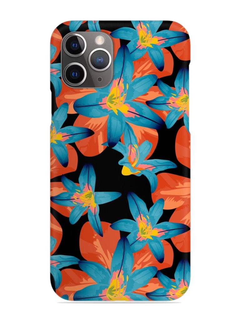 Philippine Flowers Seamless Snap Case for Apple Iphone 11 Pro