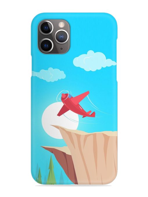 Small Planes In Flight Snap Case for Apple Iphone 11 Pro Edge Zapvi