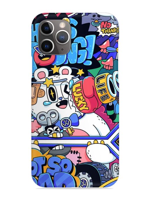 Universal Doodle Snap Case for Apple Iphone 11 Pro Edge Zapvi