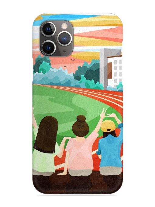 School Playground Snap Case for Apple Iphone 11 Pro Edge Zapvi