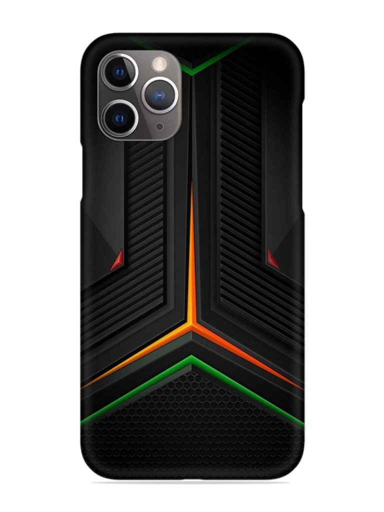 Orange Triangle Light Snap Case for Apple Iphone 11 Pro Max