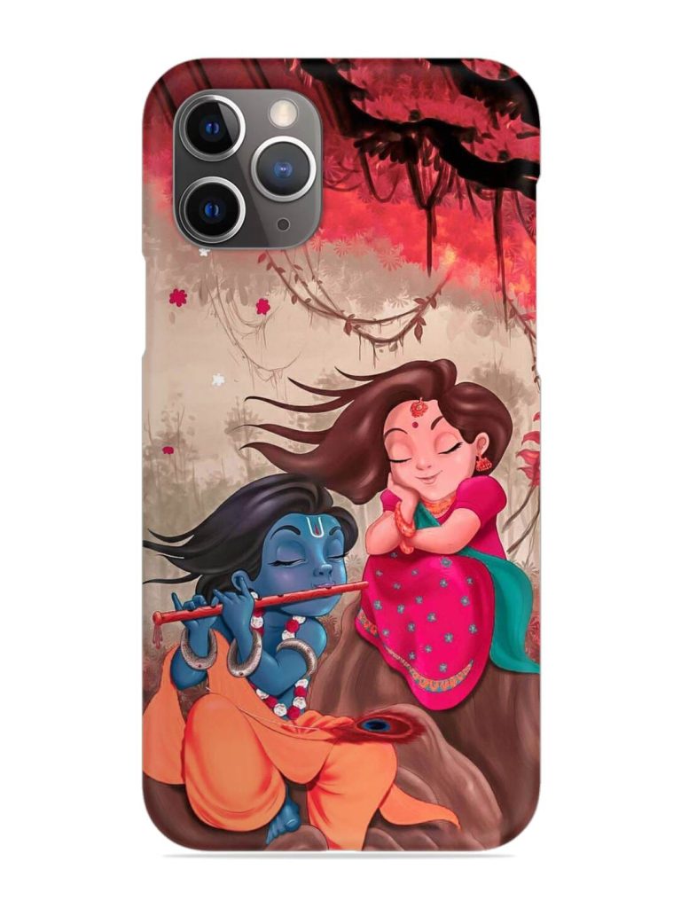 Radhe Krishna Water Art Snap Case for Apple Iphone 11 Pro Max