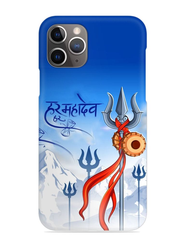 Har Har Mahadev Trishul Snap Case for Apple Iphone 11 Pro Max