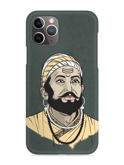 Shivaji Maharaj Vector Art Snap Case for Apple Iphone 11 Pro Max