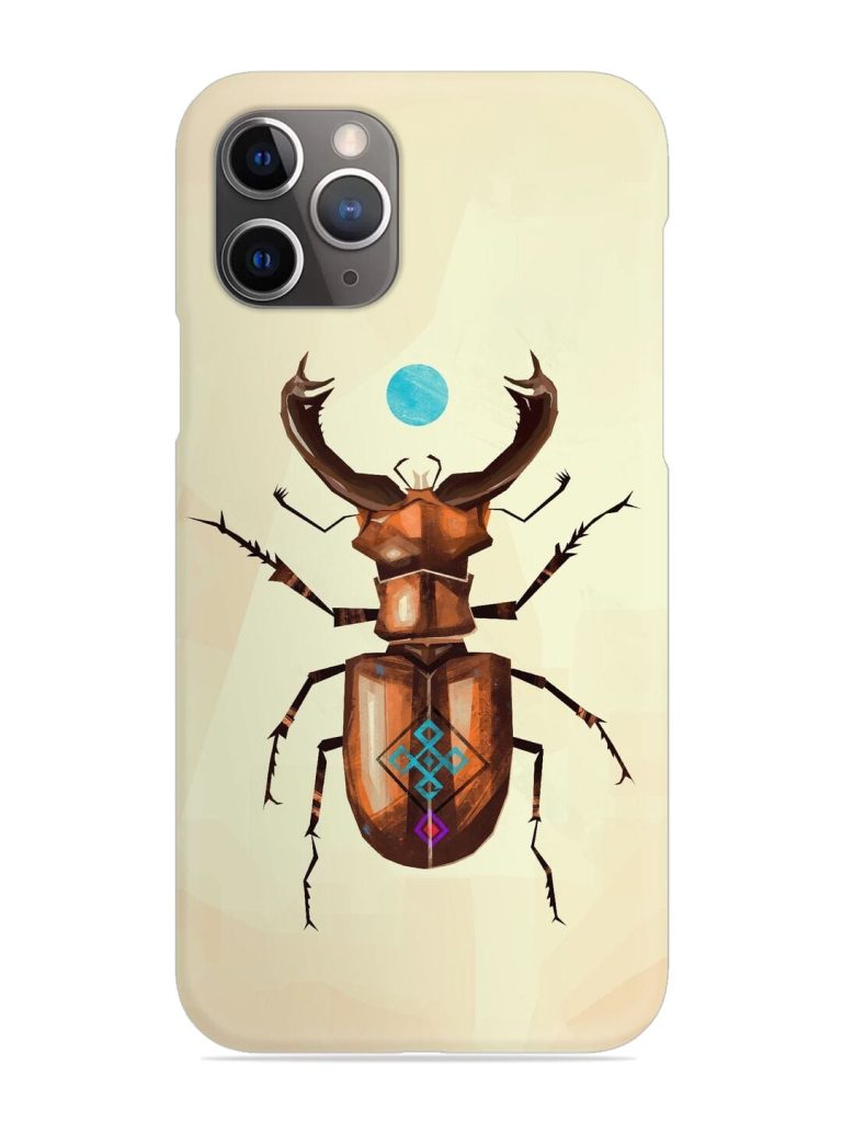 Stag Beetle Vector Snap Case for Apple Iphone 11 Pro Max