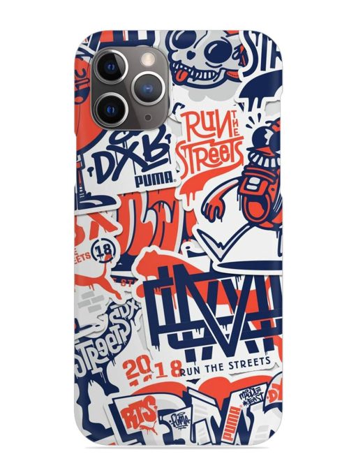 Run The Street Snap Case for Apple Iphone 11 Pro Max Edge Zapvi