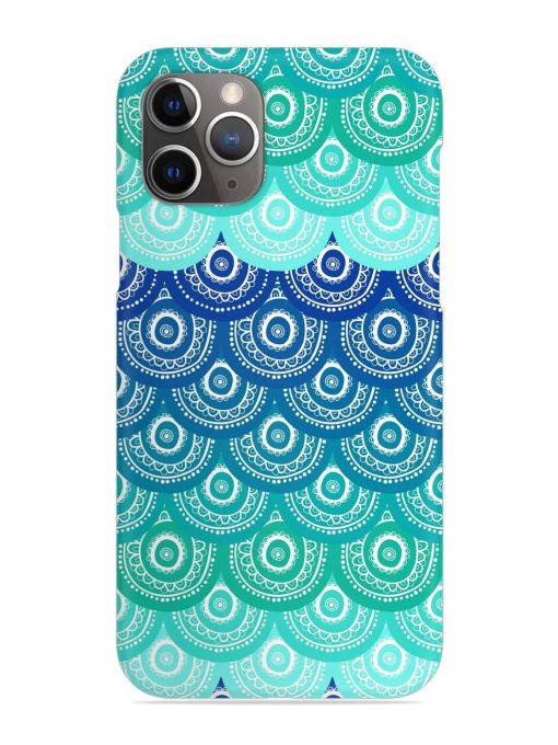 Ethnic Seamless Pattern Snap Case for Apple Iphone 11 Pro Max Edge Zapvi