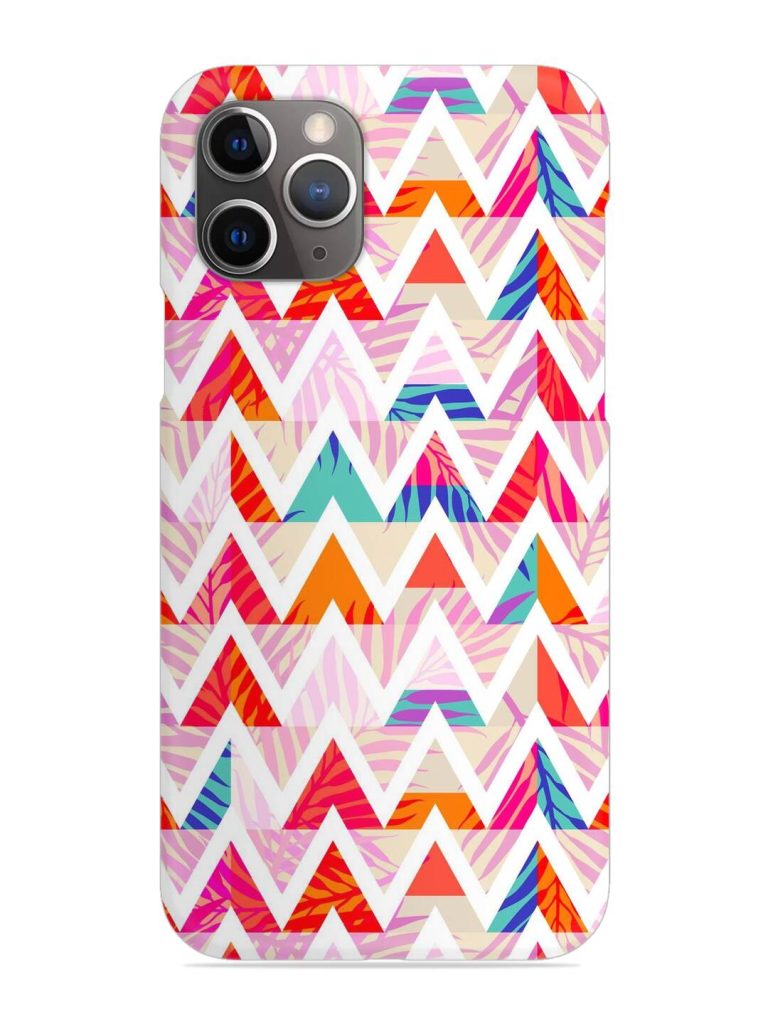 Abstract Triangle Background Snap Case for Apple Iphone 11 Pro Max