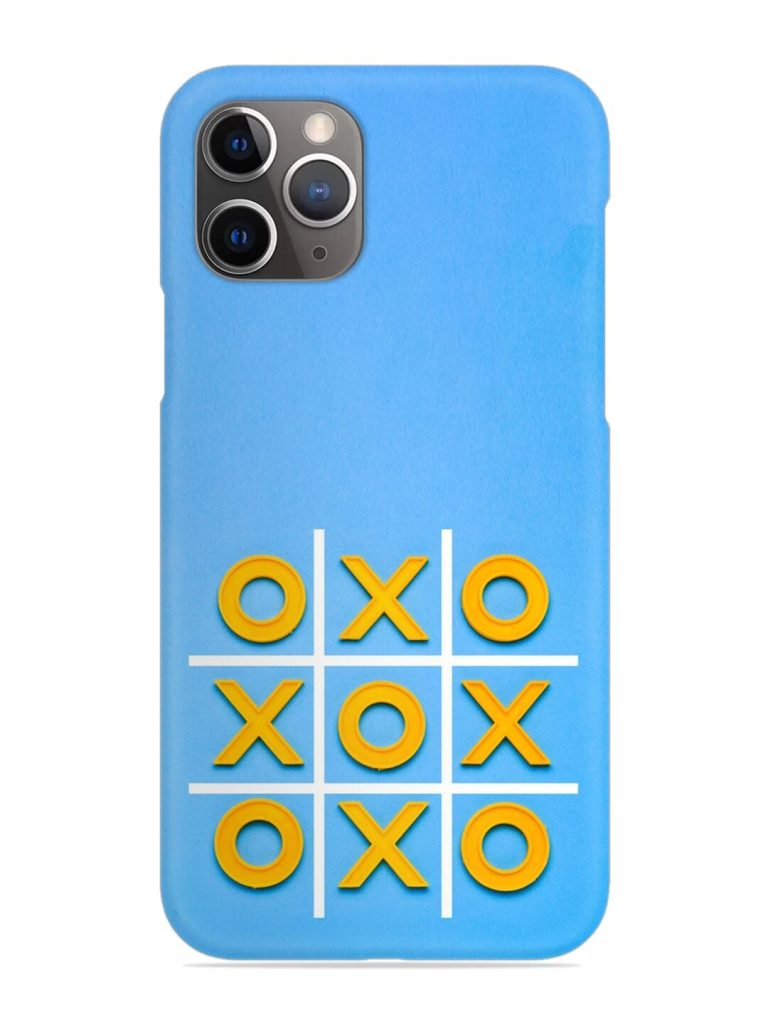 Yellow Plastic Crosses Snap Case for Apple Iphone 11 Pro Max