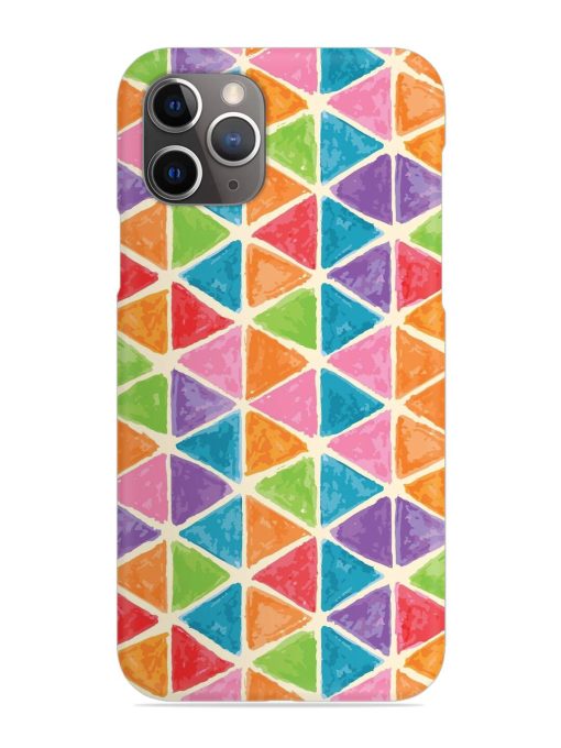 Seamless Colorful Isometric Snap Case for Apple Iphone 11 Pro Max Edge Zapvi