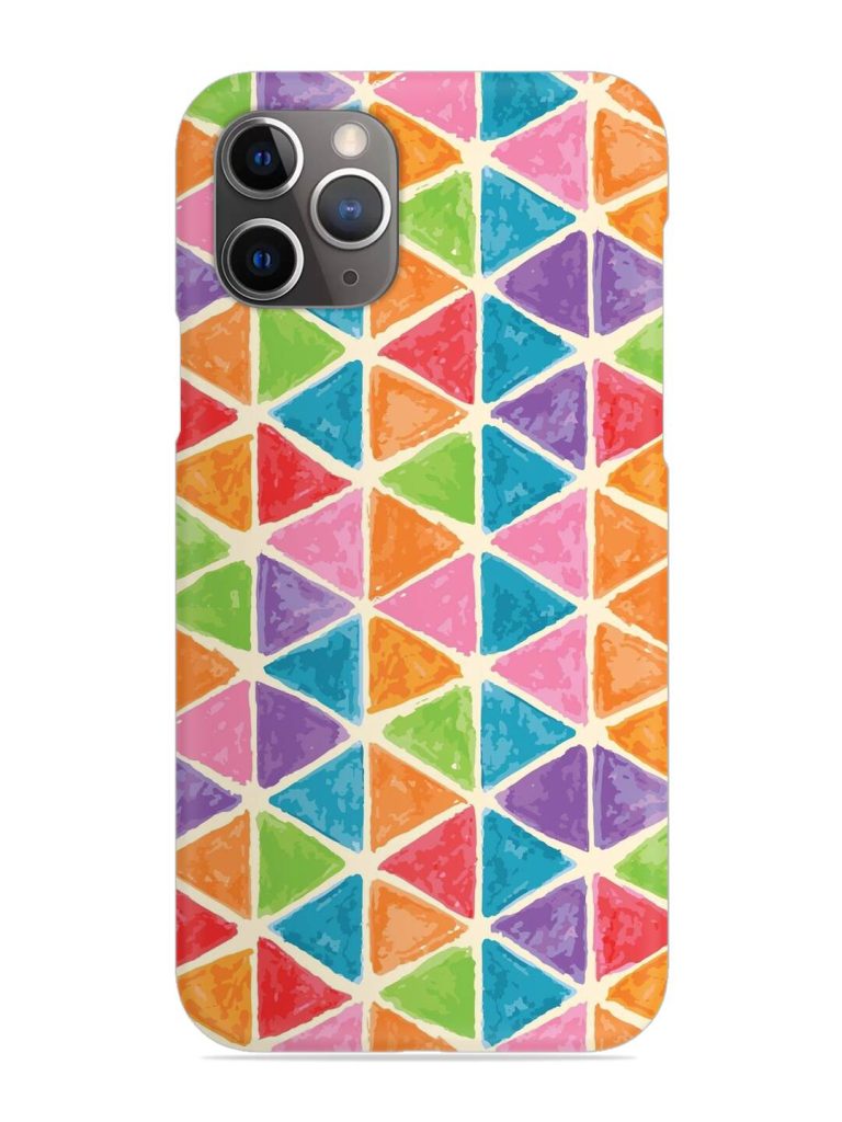 Seamless Colorful Isometric Snap Case for Apple Iphone 11 Pro Max
