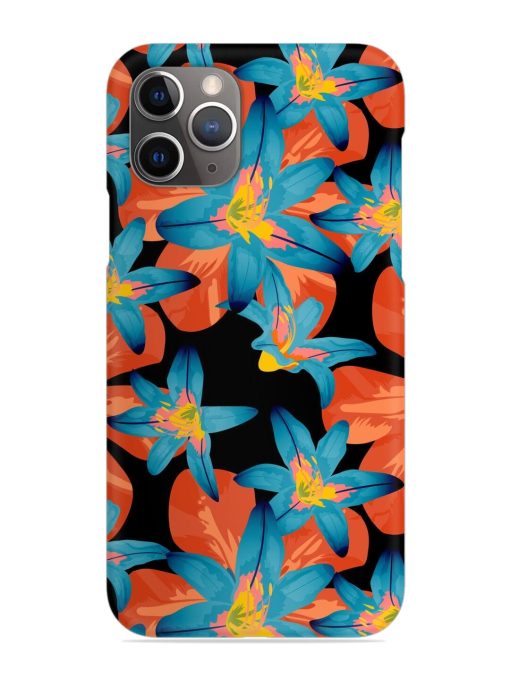 Philippine Flowers Seamless Snap Case for Apple Iphone 11 Pro Max Edge Zapvi