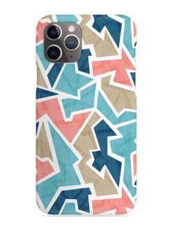 Vintage Geometric Triangle Snap Case for Apple Iphone 11 Pro Max