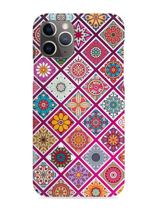 Seamless Tile Pattern Snap Case for Apple Iphone 11 Pro Max Edge Zapvi