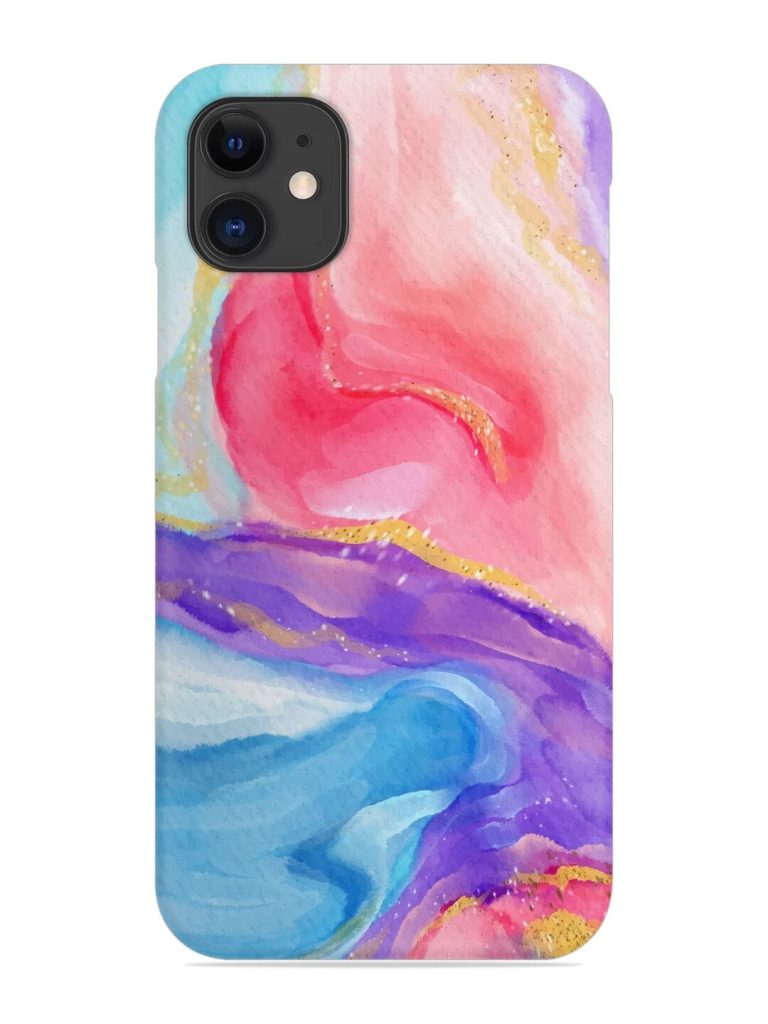 Watercolor Gradient Snap Case for Apple Iphone 12