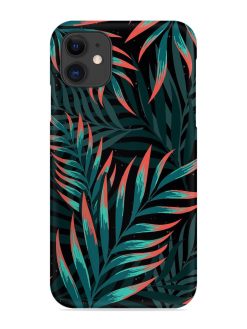 Green Leaf Art Snap Case for Apple Iphone 12