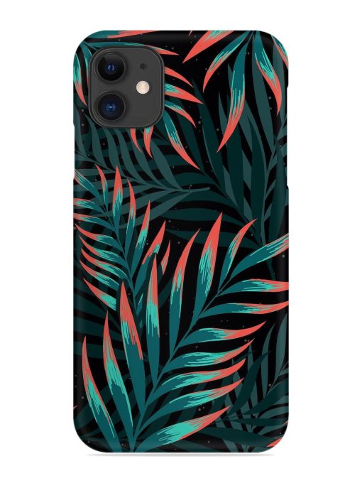 Green Leaf Art Snap Case for Apple Iphone 12 Edge Zapvi