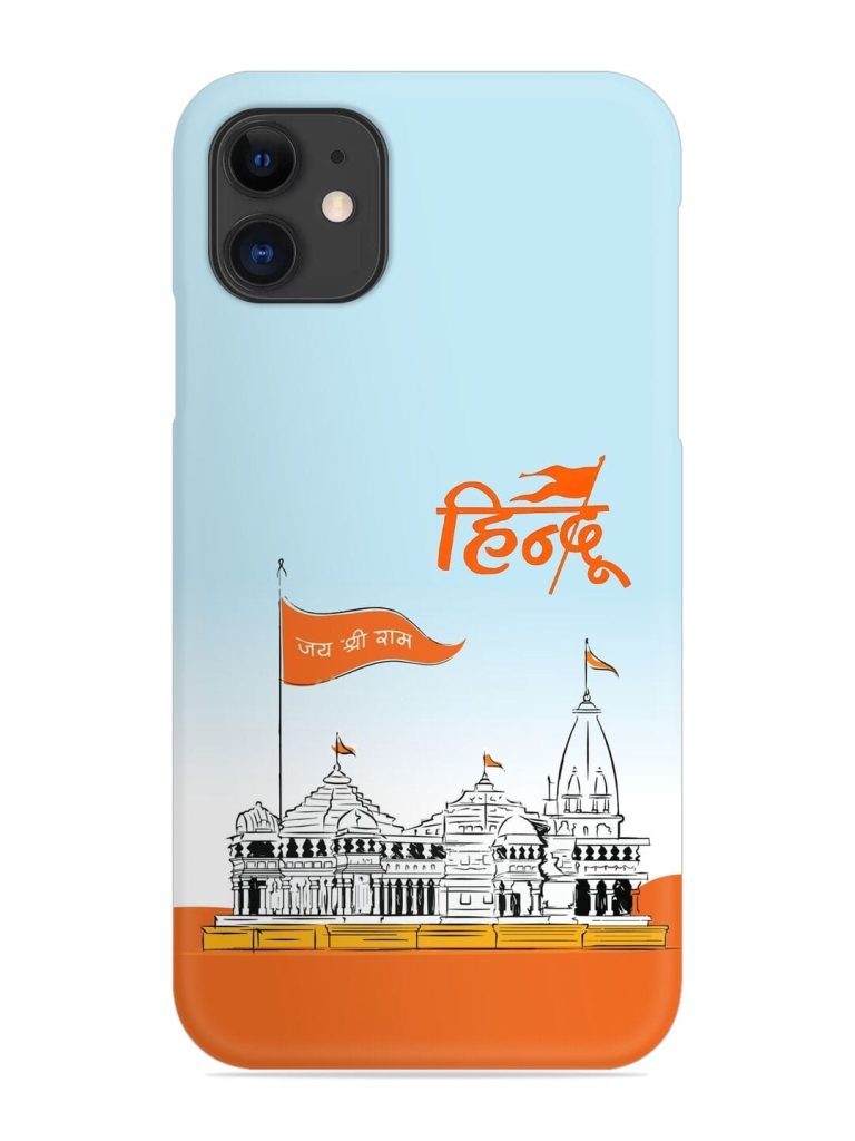 Ram Mandir Hindu Snap Case for Apple Iphone 12