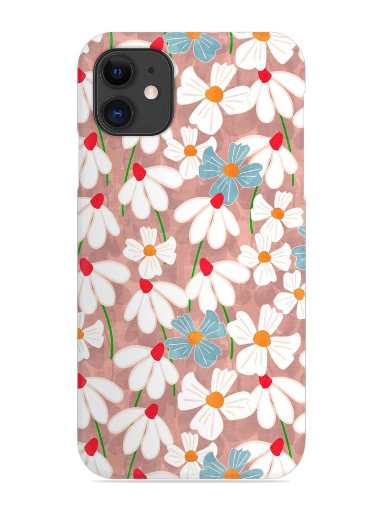 Abstract Petal Flowers Snap Case for Apple Iphone 12