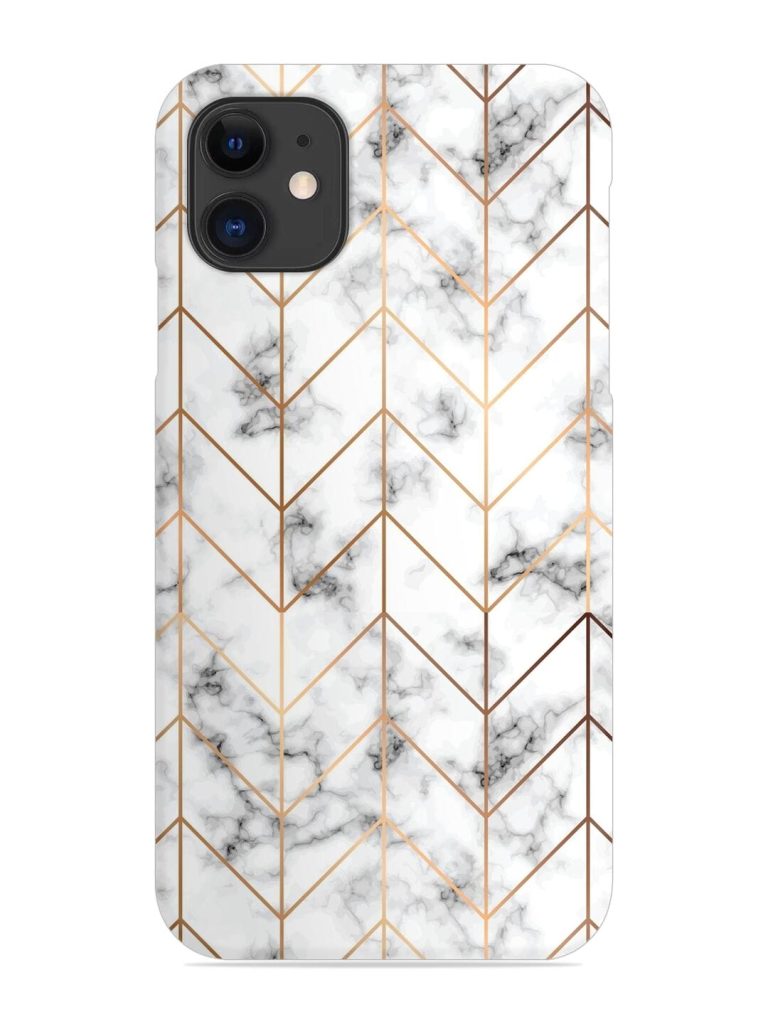 Vector Marble Texture Snap Case for Apple Iphone 12