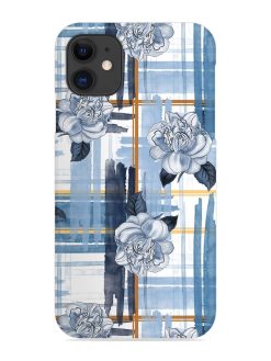 Watercolor Pattern Rose Snap Case for Apple Iphone 12
