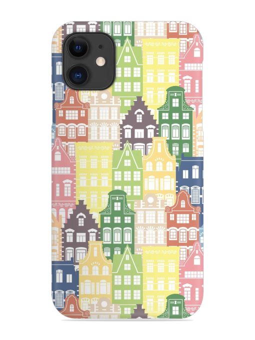 Seamless Shapes Pattern Snap Case for Apple Iphone 12 Edge Zapvi